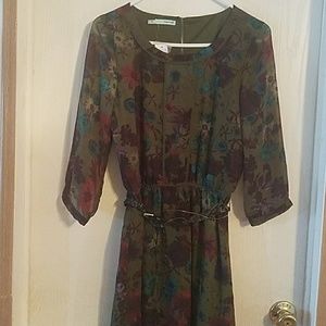 Maurices Dress with Belt, Juniors Size Small - NWT